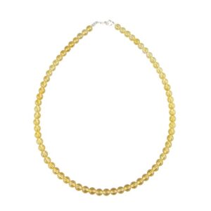 Citrin Kugelkette 6mm