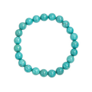Howlith blau Armband 8mm (gefärbt)