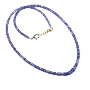 Kyanit Halskette facettiert 4mm