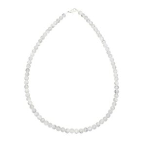 Regenbogen Mondstein Kugelkette 6mm